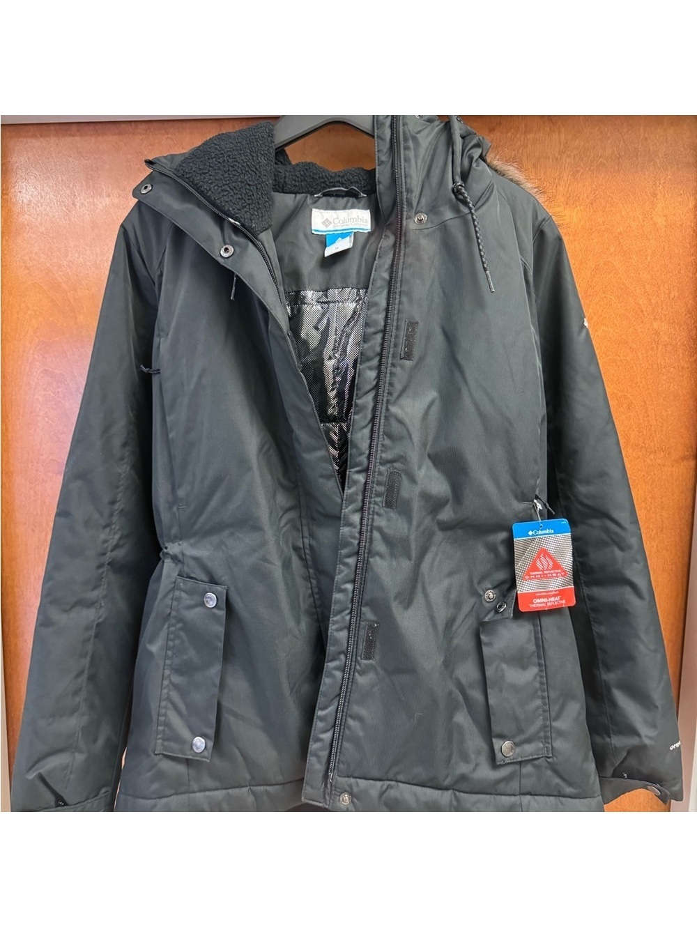 Columbia Dark Gray Hooded Jacket